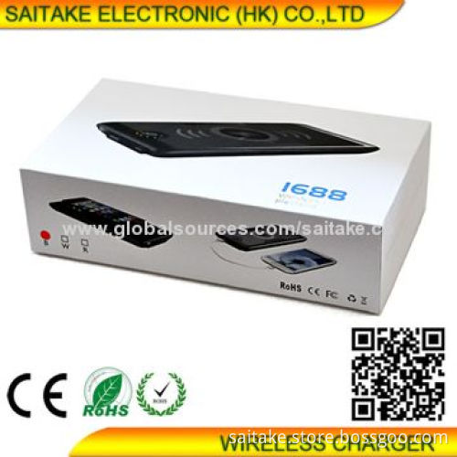 Wireless power bank, Li-poly battery, 6,000mAh QI wireless standard for Samsung, iPhone, smartphone